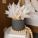 Ver imagem 5 de Arranjo de Flores Envelhecidas Bege no Vaso Preto Fosco 24cm | Beleza Atemporal Formosinha