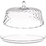 Kit 4 Porta Bolo com Cúpula 30cm Transparente Boleira Glassy Crippa Doces Sobremesas - 3