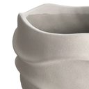 Ver imagem 3 de Cachepot Cinza com Textura Ondulada 19x24cm