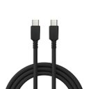 Ver imagem 2 de Cabo Usb Tipo-c 3.1 P/ Usb Tipo-c 3.1 - Preto - 3 Metros - Nylon - Pucp3p