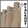 Cortina Blackout Lea Corta Luz 6,10 X 2,80 Quarto Bege - 4