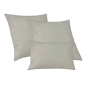Ver imagem 1 de Kit 2 Capas de Almofadas 50x50 + 1 Capa 30x50cm Glamour Bege