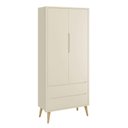 Ver imagem 6 de Jogo de Quarto para Bebê Completo 2 Portas Théo New Areia Fosco com Natural - Reller