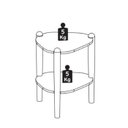Ver imagem 5 de Mesa Lateral Organica Pe Madeira 28013 Hanover Artesano
