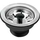 Ver imagem 1 de Valvula Inox 3.1/2 Pino Puxador Preto