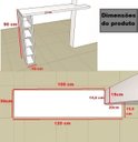 Ver imagem 3 de Bancada Adega Divisória Ambiente Sala Cozinha