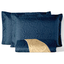 Ver imagem 3 de Manta queen cobre leito 3 peças dupla face micropercal ultrassonico marinho luxo