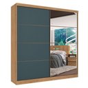 Ver imagem 1 de Guarda-roupa Málaga 2 Portas de Correr 100 Mdf Thb
