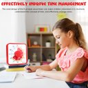 Ver imagem 4 de Secura Timer Visual de 60 Minutos com Ímã para Crianças, Design Fruta (toranja)