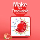 Ver imagem 2 de Secura Timer Visual de 60 Minutos com Ímã para Crianças, Design Fruta (toranja)