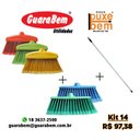 Ver imagem 2 de Vassoura com Cabo - Kit com 5 Vassouras (3 Master e 2 Varre Chão) e 1 Cabo de 1,20m em Alumínio (kit