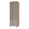 Paneleiro Especial 70 Cm 3 Portas de Abrir 3 Prateleira com Despenseiro Mel Luciane Móveis - 1