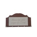 Ver imagem 1 de Porta Chaves Nunca Foi Sorte Sempre Foi Deus para Parede 5 Ganchos Decoração Moderna Madeira Mdf