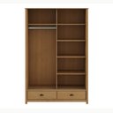Ver imagem 5 de Guarda Roupa Madeira Maciça 133cm 2 Portas 2 Gavetas Leona F07- D'Rossi