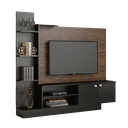 Ver imagem 1 de Estante Tv 50 Pol. Completo Coliseu Mdp 165x155x30cm 0633:castanho Demolição