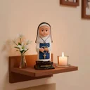 Ver imagem 2 de Imagem de Santa Irmã Dulce Infantil de Borracha Inquebrável - 14 cm
