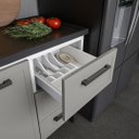 Ver imagem 4 de Armário de Cozinha 144cm 100% Aço 3 Porta e 4 Gavetas Balcão:cinza