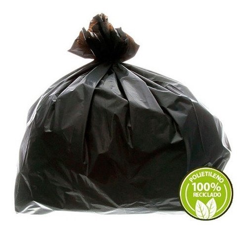 Saco de Lixo 250 Litros Preto Reforçado 100un - 5pcts