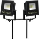 Ver imagem 6 de 08 Suportes 2 Espetos Estacas Chão Refletor 08 Cjts - Preto