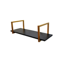 Ver imagem 1 de Nicho SIMPLES metalon 80X30 PRETO/DOURADO  METALICO 01