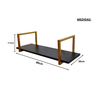 Nicho SIMPLES metalon 80X30 PRETO/DOURADO  METALICO 01 - 2