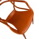 Ver imagem 5 de Kit 2 Cadeiras Allegra 100% Polipropileno Leve e Resistente:terracota