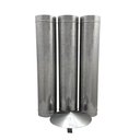 Ver imagem 1 de 1,80 M Duto Galvanizado 115 Mm de Diâmetro com Chapéu Chinês