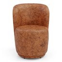Ver mais imagens de Poltrona e Namoradeira Orgânica Molly Couríssimo Caramelo - Desk Design Cor Caramelo