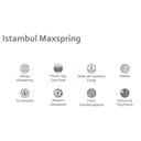 Ver imagem 4 de Cama Box Baú King: Colchão Molas Masterpocket Ensacadas Herval Maxspring Istambul + Base Crc Suede