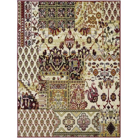 Tapete Herat Pinho 250x300 Cm Patchwork Clássico Sao Carlos