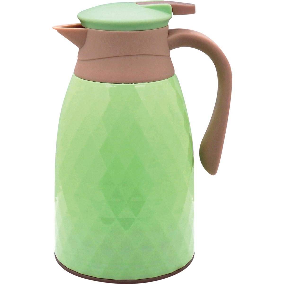 KHENZE GARRAFA TÉRMICA 25x17x14cm 1L PLÁSTICO VERDE AMPOLA VIDRO - 1