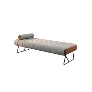 Banco Recamier Mondrian 160cm com Rolinho