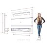 Home Suspenso 180 Cm Para Tv Ate 60 Arezzo Zanzini Jacaranda - 2