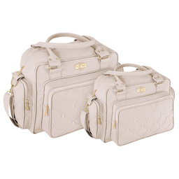 Kit Bolsas Maternidade Griff Baby Safira Bege - 1