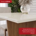 Ver imagem 7 de Conjunto Sala Jantar Mesa Vértice 90 cm Canto Reto 4 Cadeiras Milla Henn