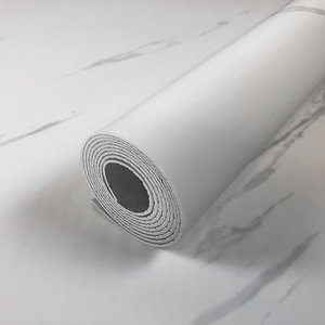 Placa Revestimento Adesiva Flexível para Paredes Mármore Spezia Bianco 60x300cm