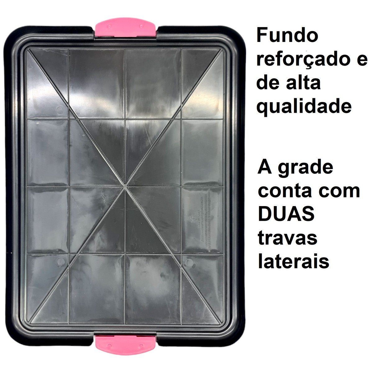 Kit 2 Sanitário Higiênico Canino Pet Banheiro para Cachorros Tapete Higienico - Rosa - 4