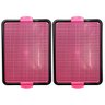 Kit 2 Sanitário Higiênico Canino Pet Banheiro para Cachorros Tapete Higienico - Rosa - 1