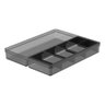Organizador De Talheres E Utensilios Clear Preto Fechado OU - 1