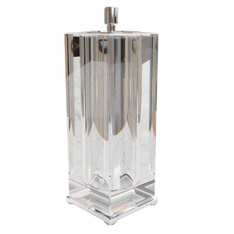 Porta Escova de Dente - Cristal com Latão