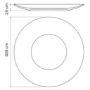 Ver imagem 3 de Prato Raso Rústico Marrom em Porcelana 28 Cm Tramontina