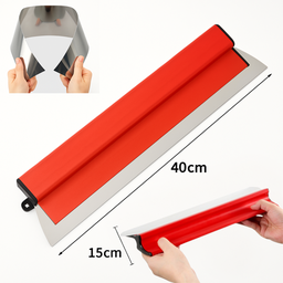 Desempenadeira Lisa Aço Inox para Massa Corrida 40cm - 11