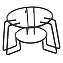 Ver imagem 2 de Conjunto Para Fondue 700ml Cerâmica 8 Peças 4 Pessoas