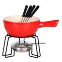 Ver imagem 1 de Conjunto Para Fondue 700ml Cerâmica 8 Peças 4 Pessoas