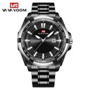 Ver imagem 1 de Relógio Masculino Va Va Voom Va-2401 À Prova D'água Prata