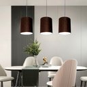 Ver imagem 3 de Lustre Luminária Pendente Vivare Free Lux Pe-4102pr Cúpula em Tecido 13x30cm