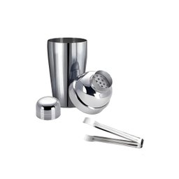 Kit Drinks Bar 3 Peças Coqueteleira Balde Pegador Inox - 6
