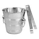 Ver imagem 2 de Kit Drinks Bar 3 Peças Coqueteleira Balde Pegador Inox