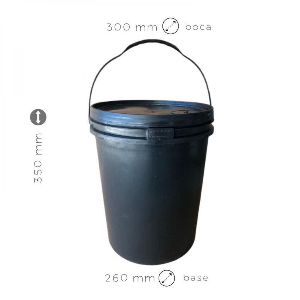 Balde 20l para Venda de Óleo Alça Plástica com Tampa - 3
