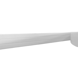 Moldura Roda Meio Eva Adesivado Júpiter 3,5cmx5mm 5 Metros - Branco